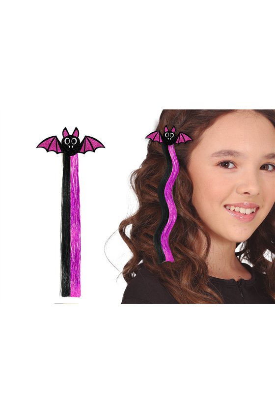 BLACK AND LILAC BAT TUFT