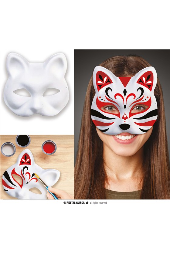 CAT MASK TO PAINT, ADULTS