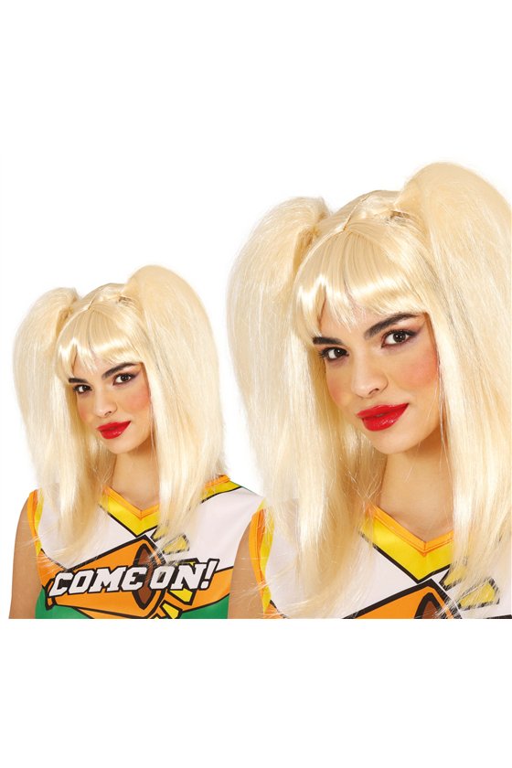 BLOND WIG WITH BRAIDS (BOX PACKAGING), ADULTS