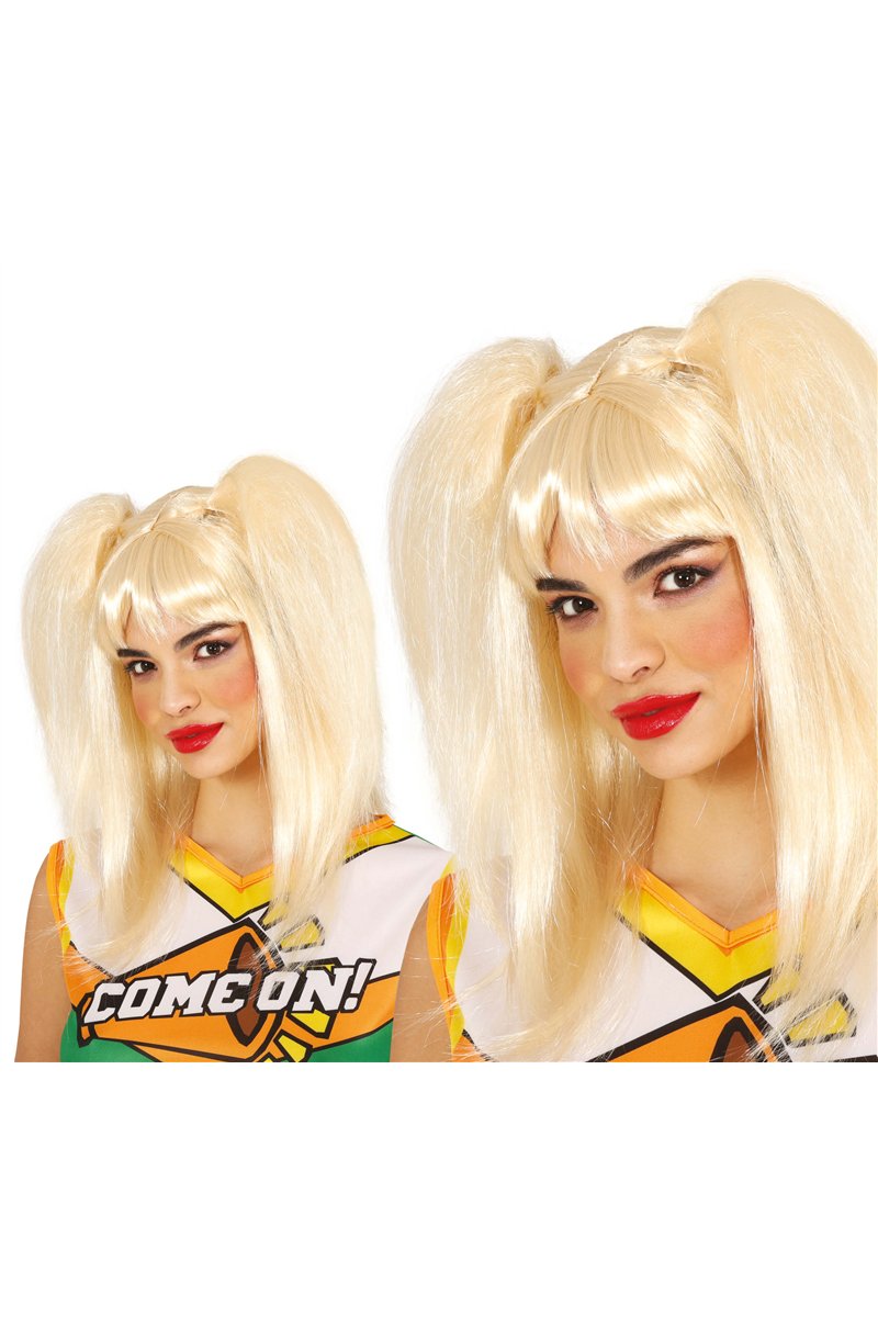 BLOND WIG WITH BRAIDS (BOX PACKAGING), ADULTS