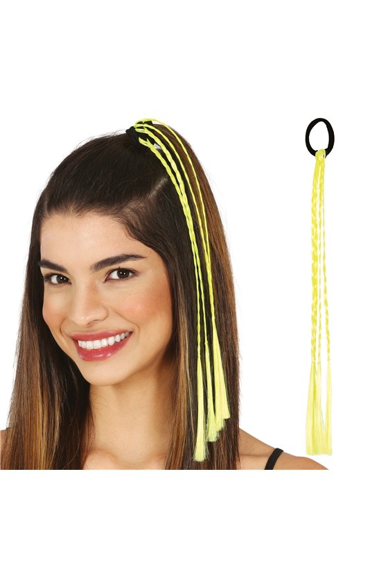 3 BRAIDS OF 35 CMS YELLOW