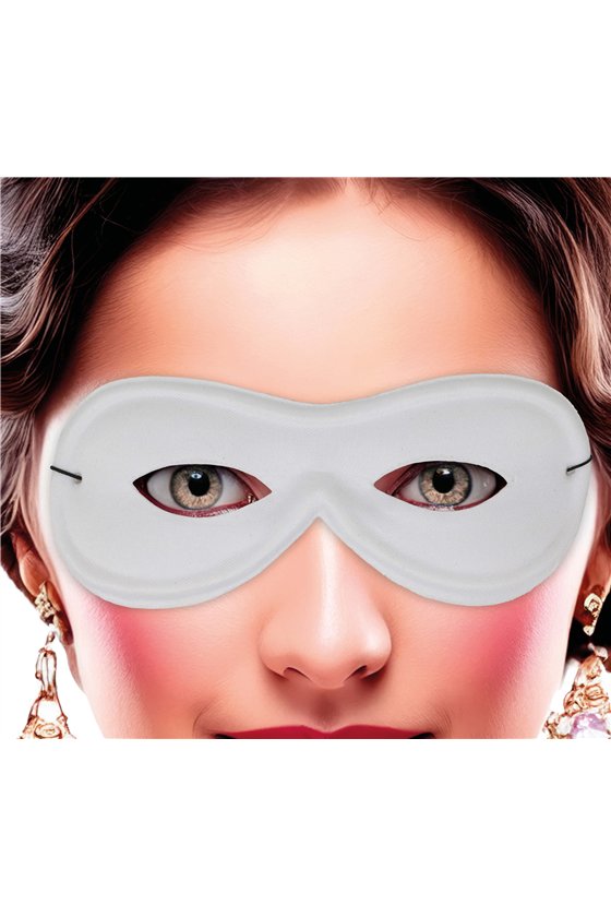 MASK PIERROT SILK WHITE "EXTRA"