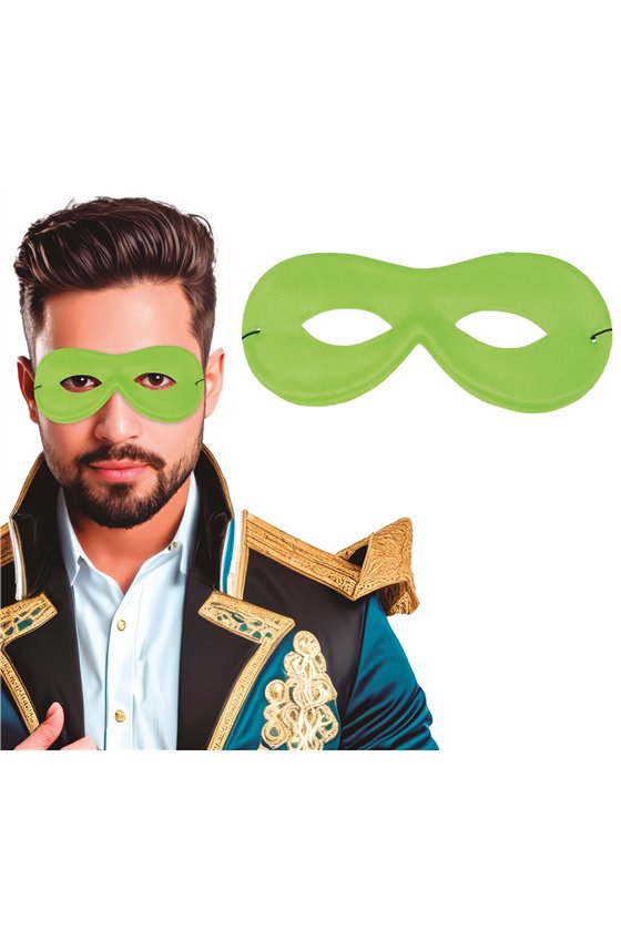 MASK PIERROT SILK GREEN "EXTRA"