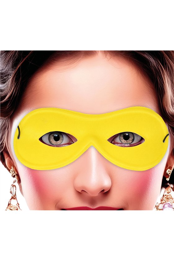 MASK PIERROT SILK YELLOW "EXTRA"