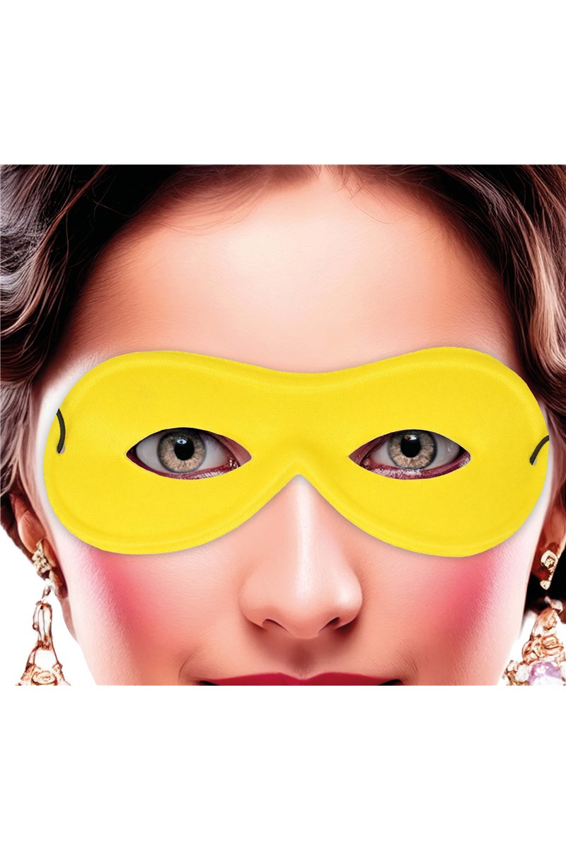 MASK PIERROT SILK YELLOW "EXTRA"