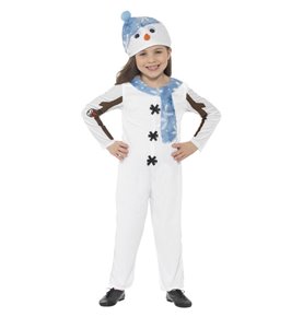 Snowman Toddler Costume, White