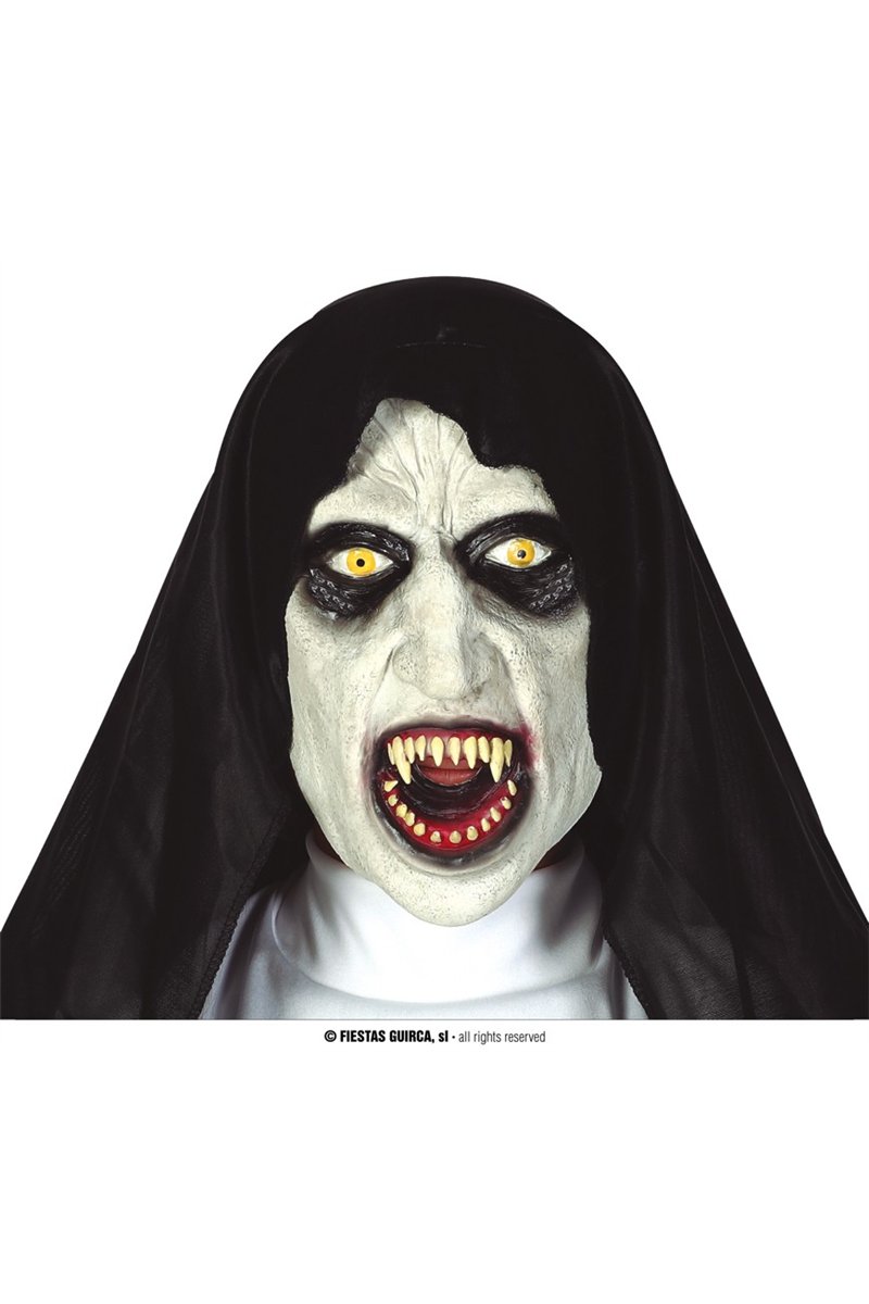 LATEX SYNISTER NUN MASK