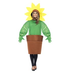 Sunflower Costume, with Top with Attached Hood, Gr