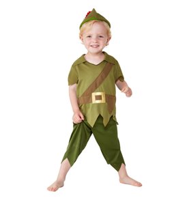 Toddler Robin Hood Costume, Green & Brown