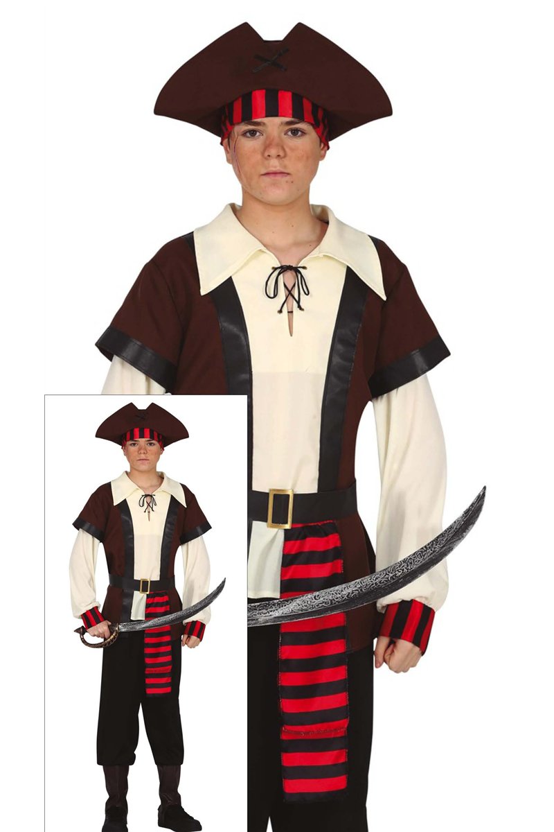 PIRATE OF THE SEVEN SEAS TEEN SIZE 14-16 YEARS