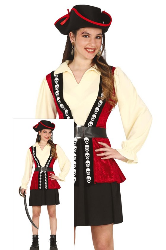 SKULL PIRATE TEEN SIZE 14-16 YEARS