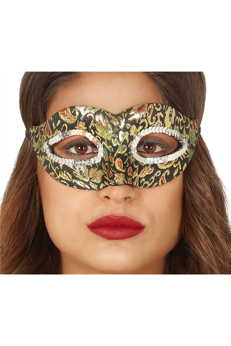 BLACK/GOLD MASK