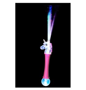 Unicorn Fibre Optic Wand, Light Up, Pink & Blue