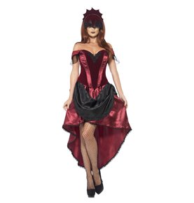 Venetian Temptress Costume, Red