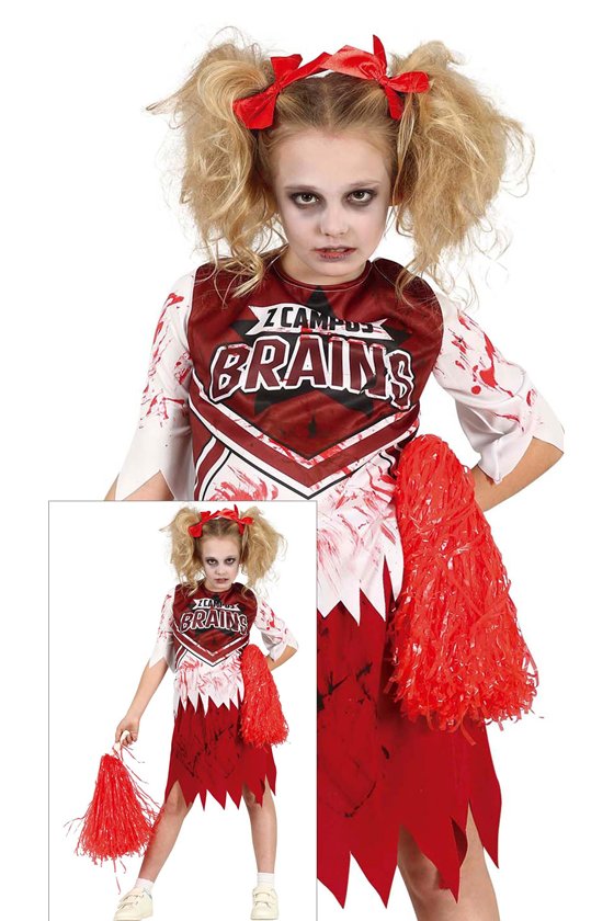 ZOMBIE CHEERLEADER , CHILD, 3 - 4 YEARS