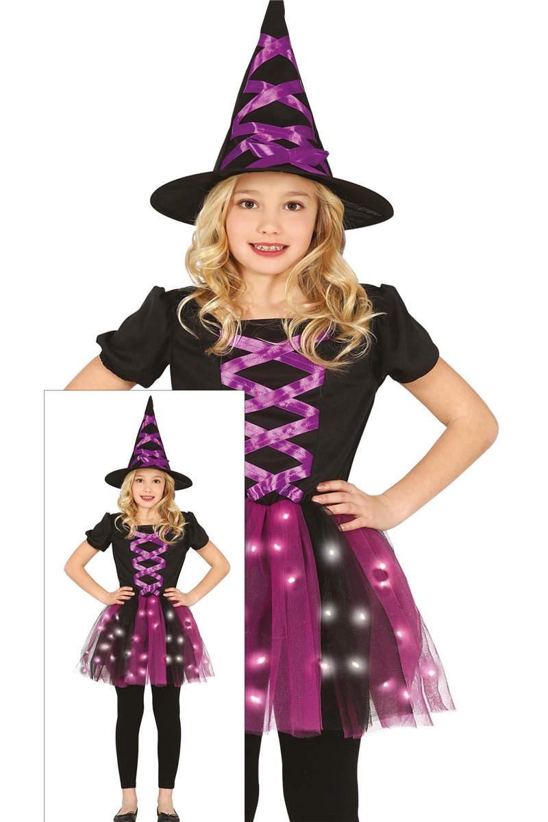 LED WITCH, CHILD, 10 - 12 YEARS