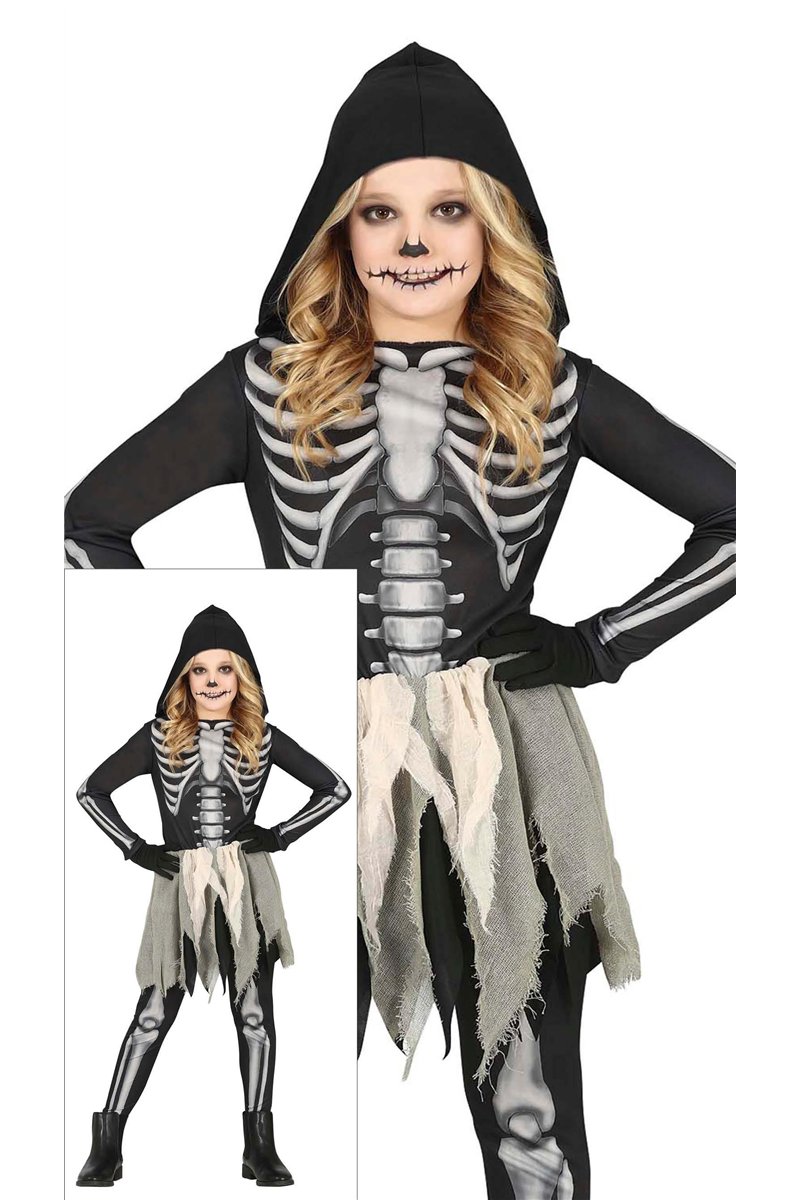 WORN SKELETON, CHILD, 7 - 9 YEARS