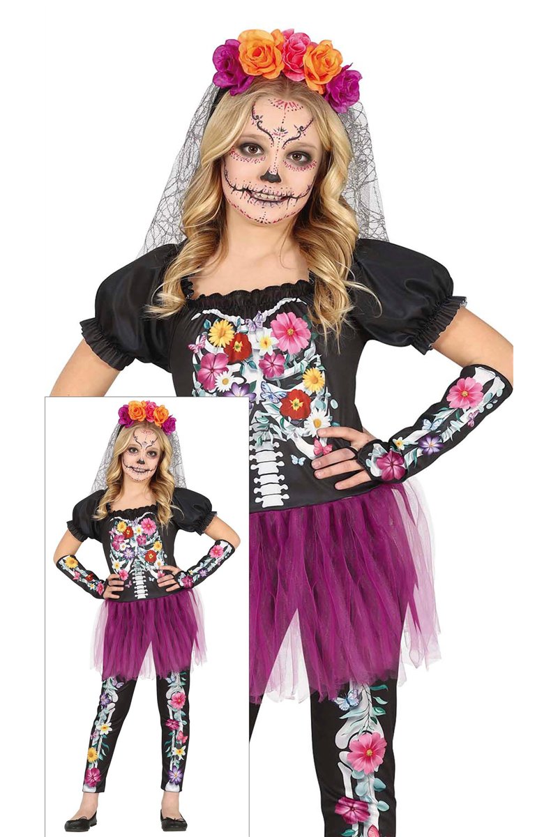 FLOWER SKELETON, CHILD, 3 - 4 YEARS