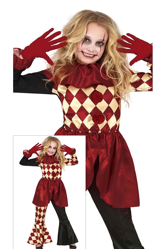 HORROR CLOWN, CHILD, 7 - 9 YEARS