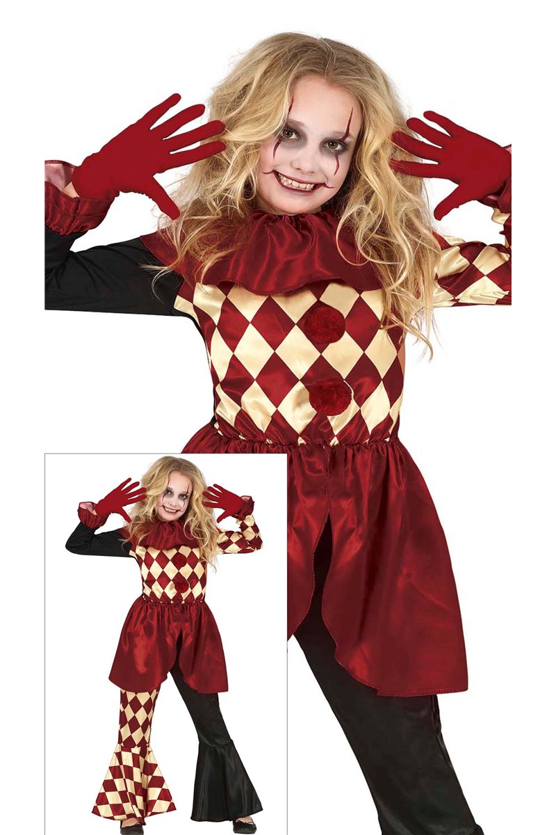 HORROR CLOWN, CHILD, 7 - 9 YEARS