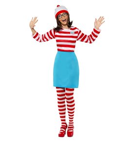 Where's Wally? Wenda Costume, Red & White