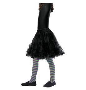 Wicked Witch Tights, Child, Purple & Green