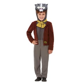 Wind in the Willows Badger Deluxe Costume, Brown
