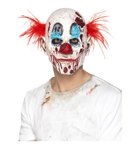 Zombie Clown Mask, Foam Latex, Multi-Coloured