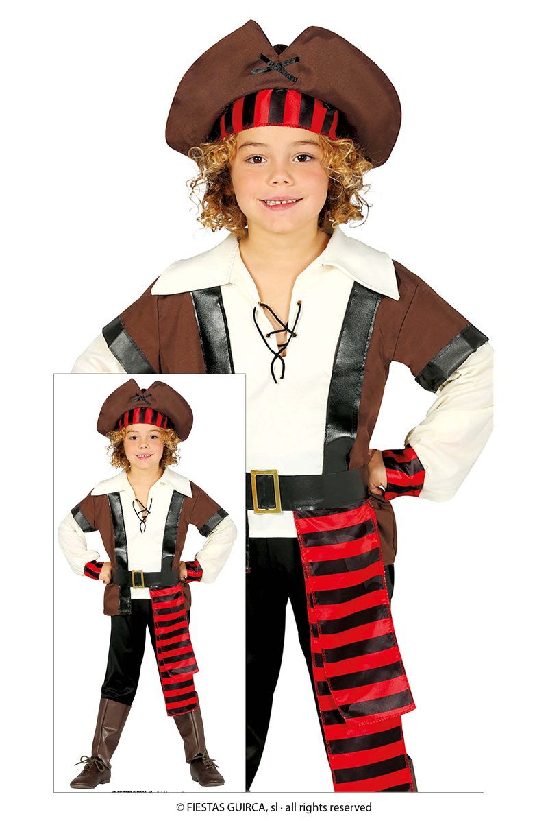 CHILD SEVEN SEAS PIRATE, SIZE 10-12 YEARS