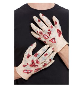 Zombie Latex Hands, Beige