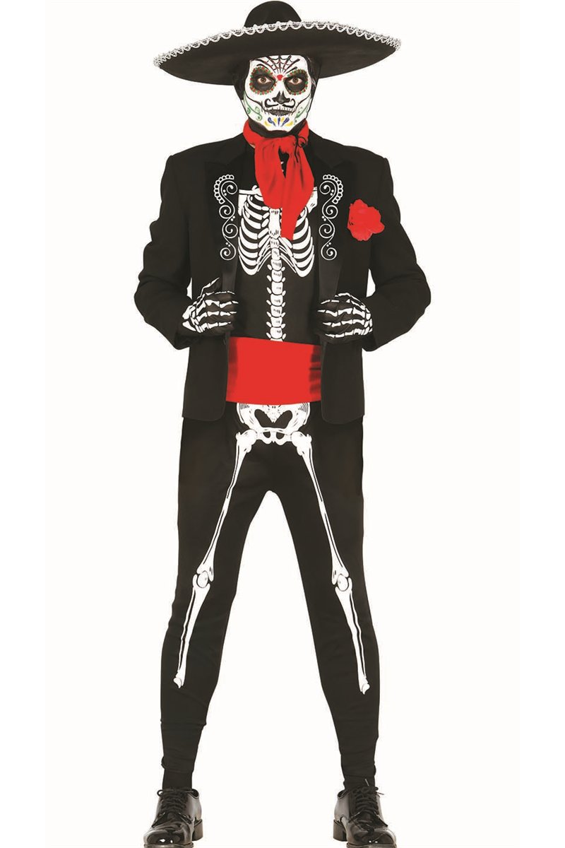 MEXICAN SKELETON TEEN SIZE 14-16 YEARS