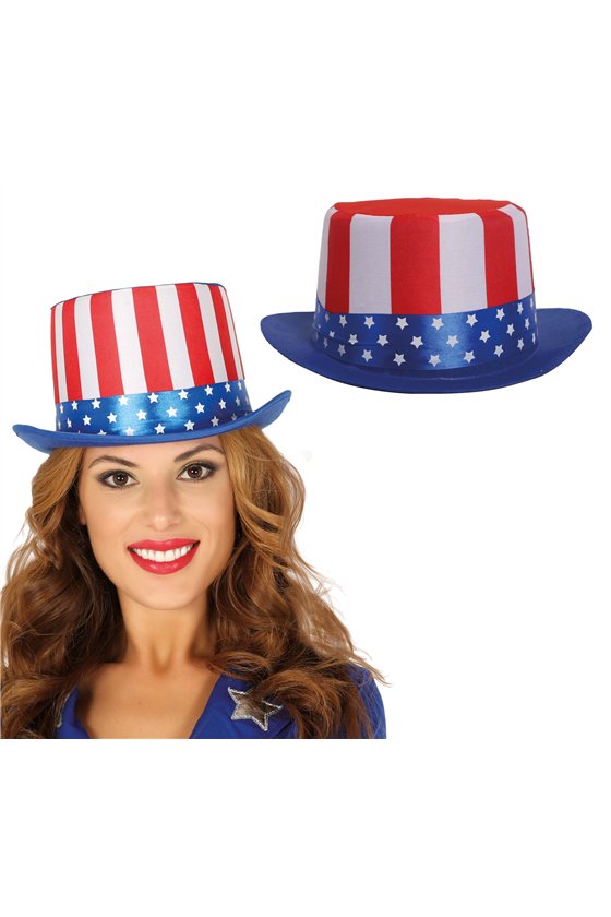 TOP HAT AMERICAN FLAG