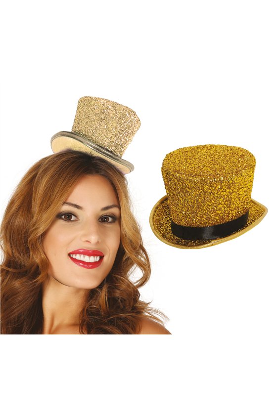 TOP HAT MINI GOLD GLOSSY