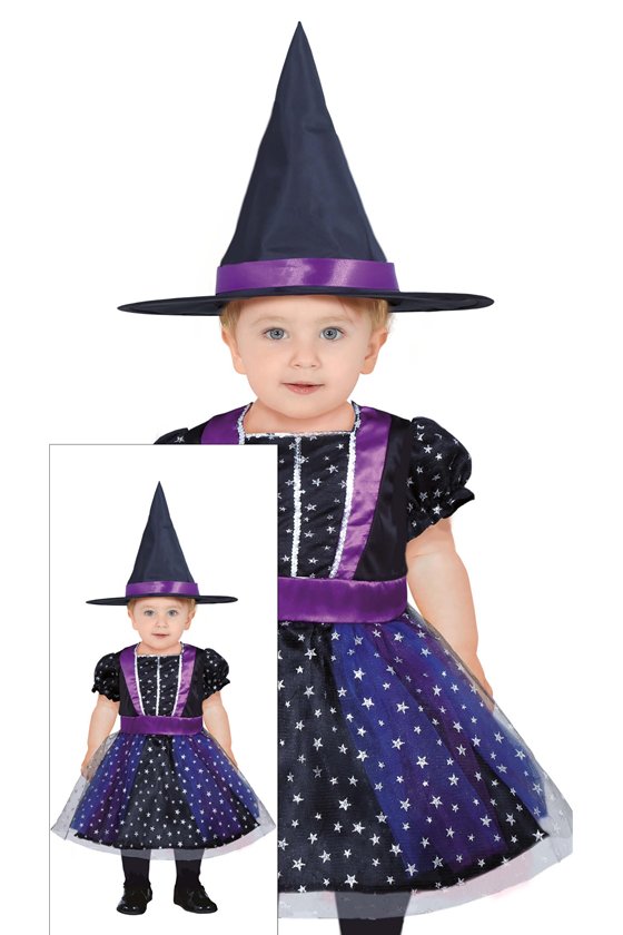 STARRIED WITCH TODDLER SIZE 2-3 YEARS