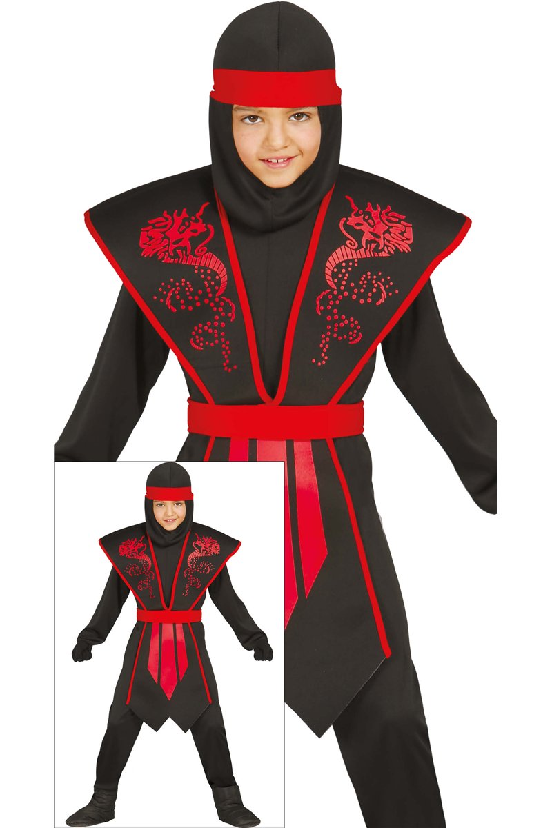 SHADOW NINJA CHILDREN SIZE 3-4 YEARS
