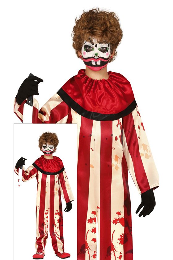 STRIPED CLOWN CHILDREN 3 4 YEARS