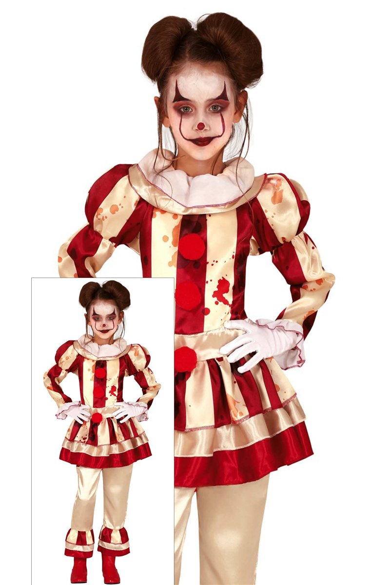STRIPED CLOWN CHILDREN 3 4 YEARS