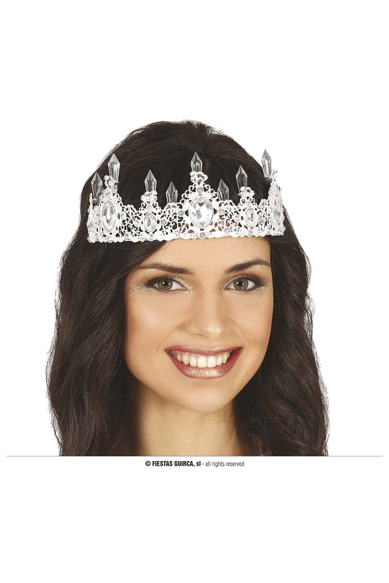 SILVER METALLIC DIADEM