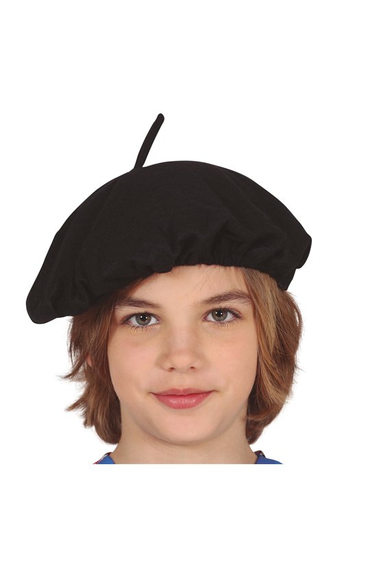 BLACK BERET FOR CHILD