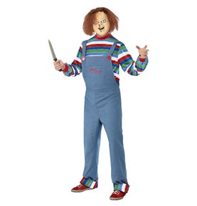 Chucky Mens Costume, Blue