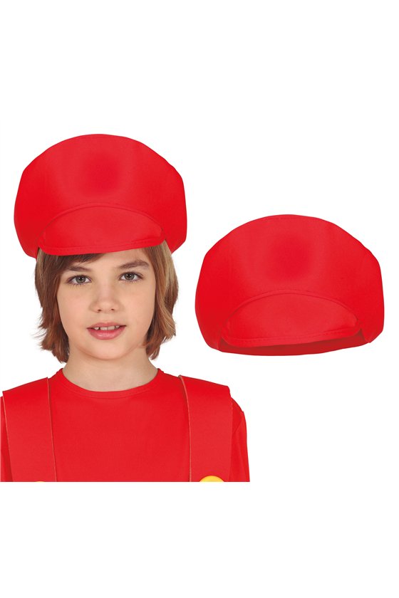 RED PLUMBER CAP FOR CHILDREN