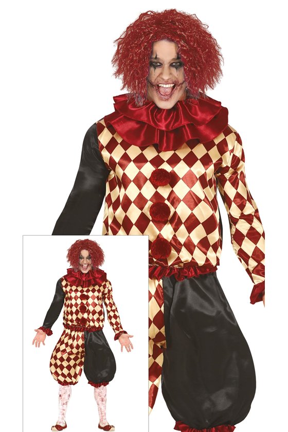 HORROR CLOWN, ADULT, 48 - 50