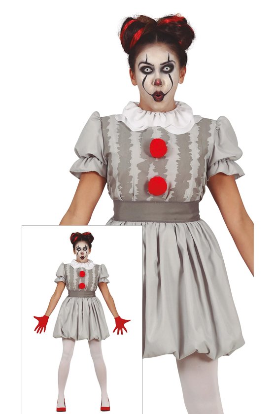 GREY CLOWN, ADULT, 36 - 38