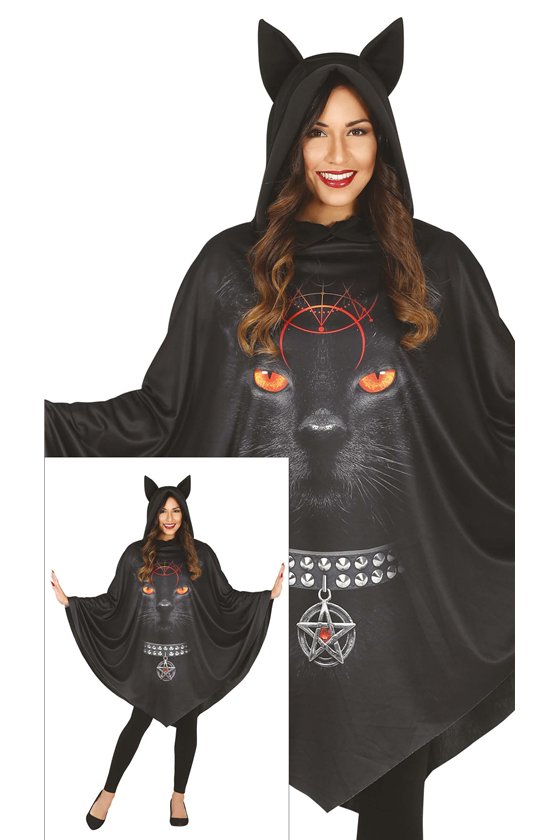 CAT PONCHO, ADULT, L SIZE
