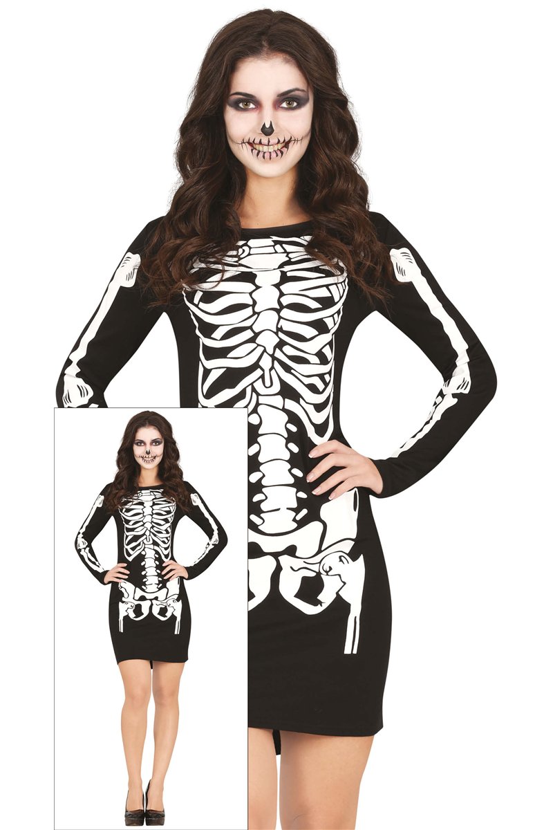 SKELETON DRESS 38 - 40 (M)