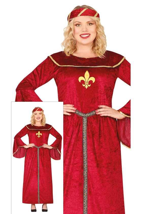 MEDIEVAL PRINCESS, ADULT, XL 36-38