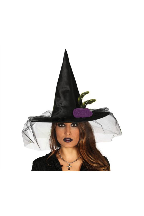 WITCH HAT WITH VEIL