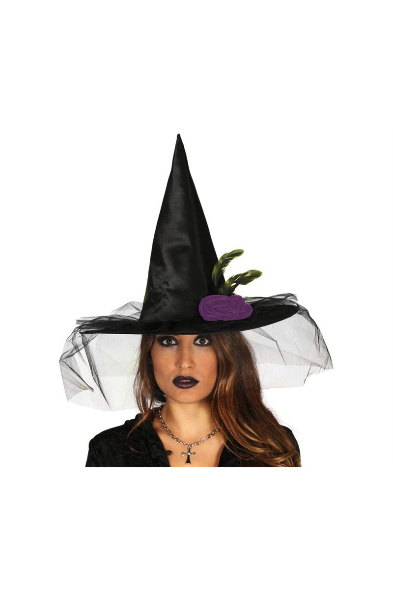 WITCH HAT WITH VEIL