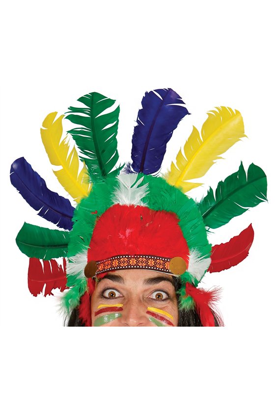 ECONOMIC INDIAN FEATHER HEADDRESS