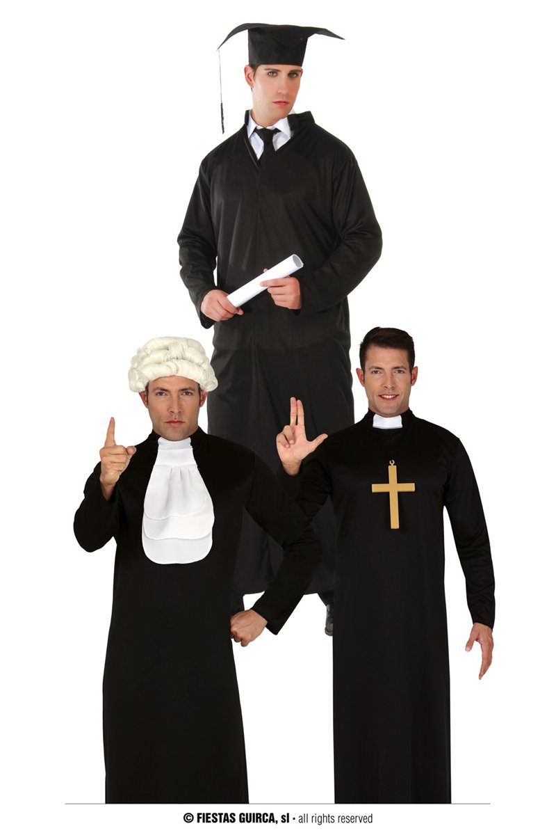 STUDENT/PRIEST/JUDGE ADULT SIZE L 52-54